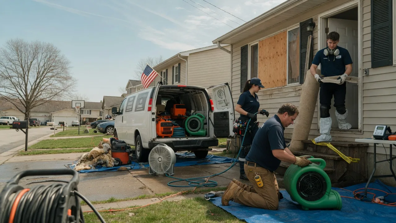 Water Damage Restoration in New Carlisle, OH near me